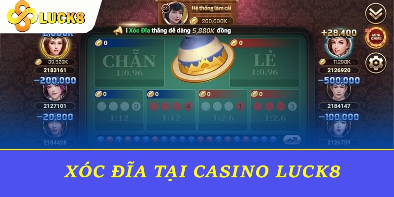 Xóc đĩa tại Casino Luck8