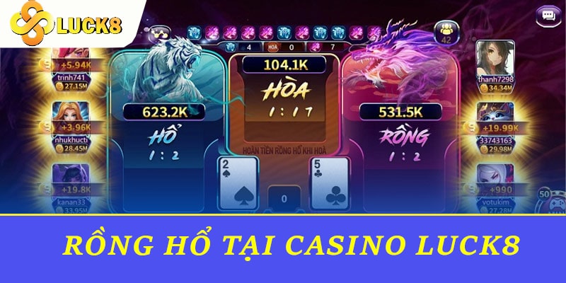 Rồng hổ tại Casino Luck8 